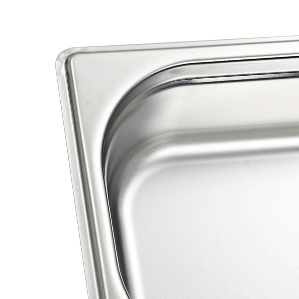 Berkfield Gastronorm Containers 8 pcs GN 1/4 65 mm Stainless Steel