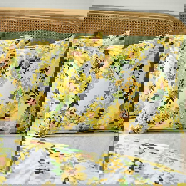 Catherine Lansfield Sunflowers Yellow Duvet Cover Set