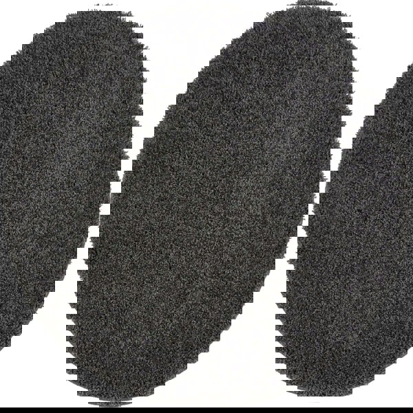 Washable Charcoal Shaggy Rug | British-Made Luxury |The Rug