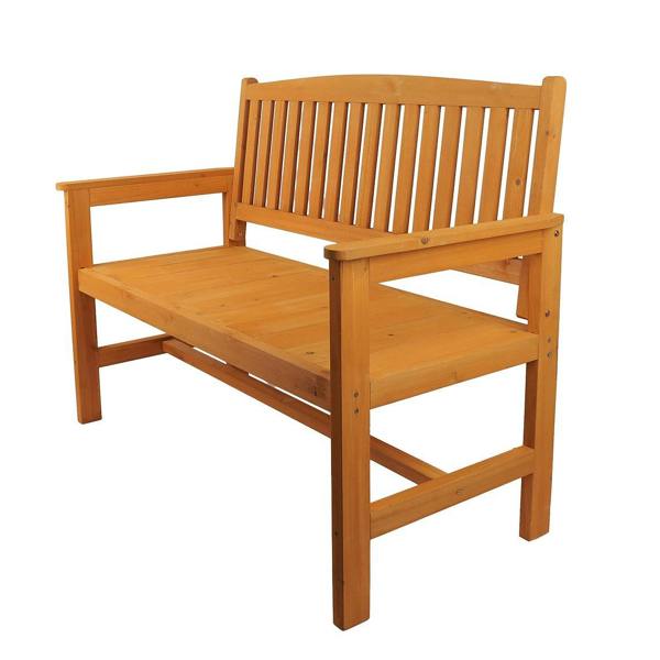 Groundlevel 2 Seater Wooden Garden Bench