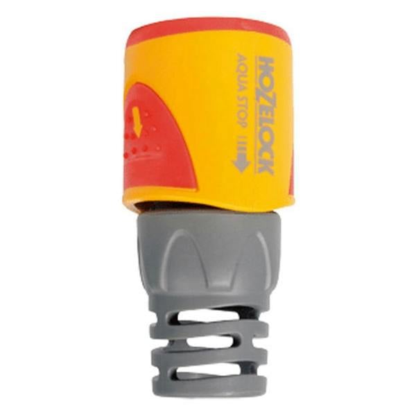 Hozelock Aquastop Connector Plus - Grey/Yellow - 