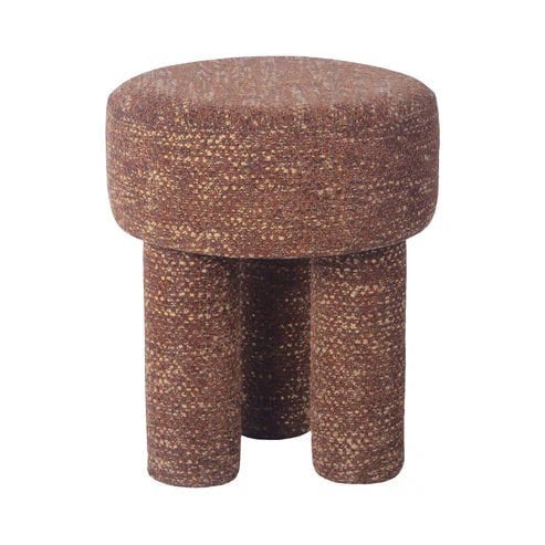 Furniture Edit Claire Sedona Brown Knubby Stool