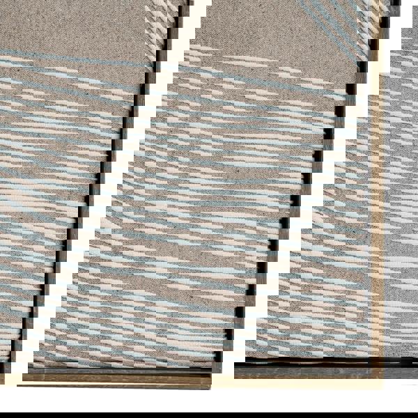 Hill Interiors Lunora Line Art Framed Canvas Print - Brown/White - 