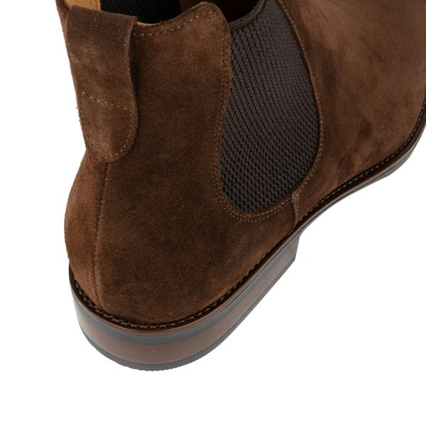 Embassy London Eastwood - Brown - Men's Suede Chelsea Boot