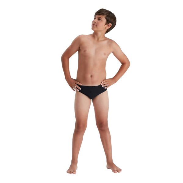 Speedo Boys Endurance+ Swim Briefs - Black