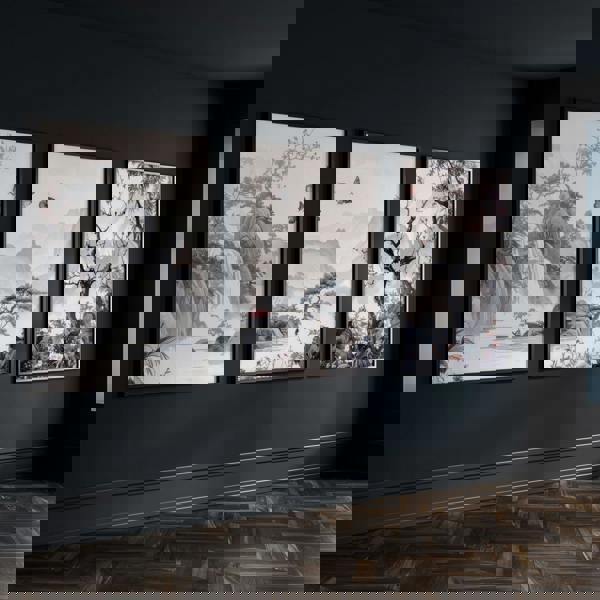 Wall Art For Living Room Large | Set of 3 Chinoiserie Wall art Prints