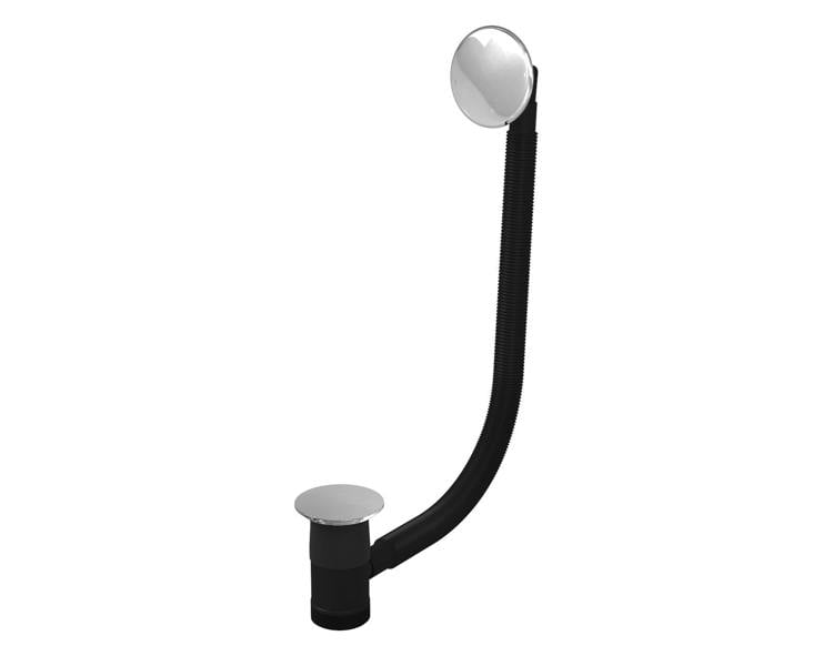 Top-Fix Top- Fix | Bath Waste with Overflow | Chrome Finish