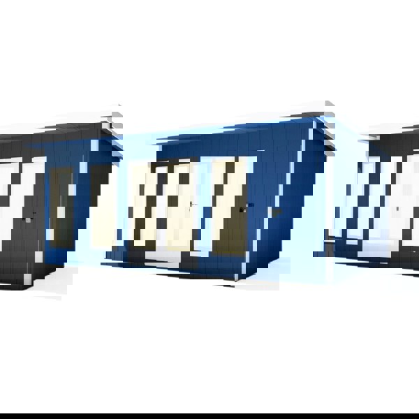 20x12 insulated Garden Studio Office and Store Pent Roof - Best Shed