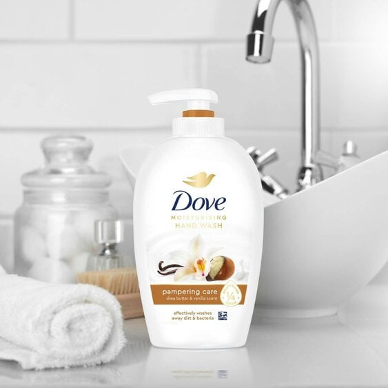 Dove Moisturising Hand Wash, Pampering Care with Shea Butter & Vanilla, 250ml
