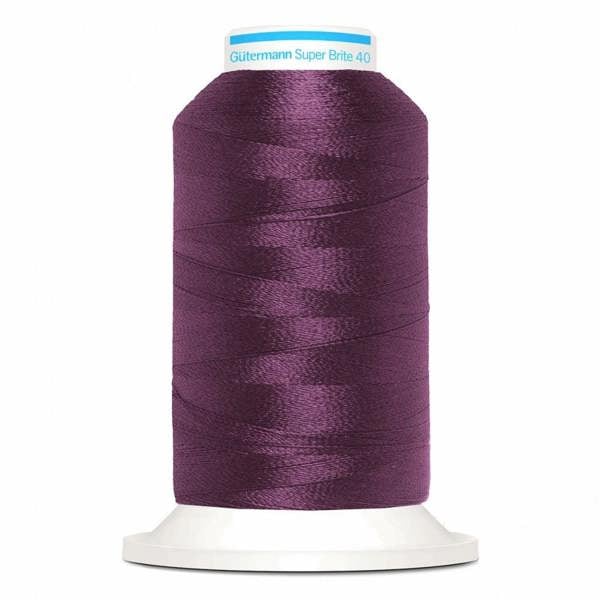 Gutermann Super Brite Polyester 40 Embroidery Thread 1000m Polyester Thread Suitable For Embroidery