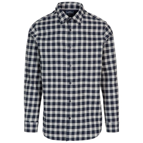 Trespass Mens Paulbury Checked Shirt - Navy