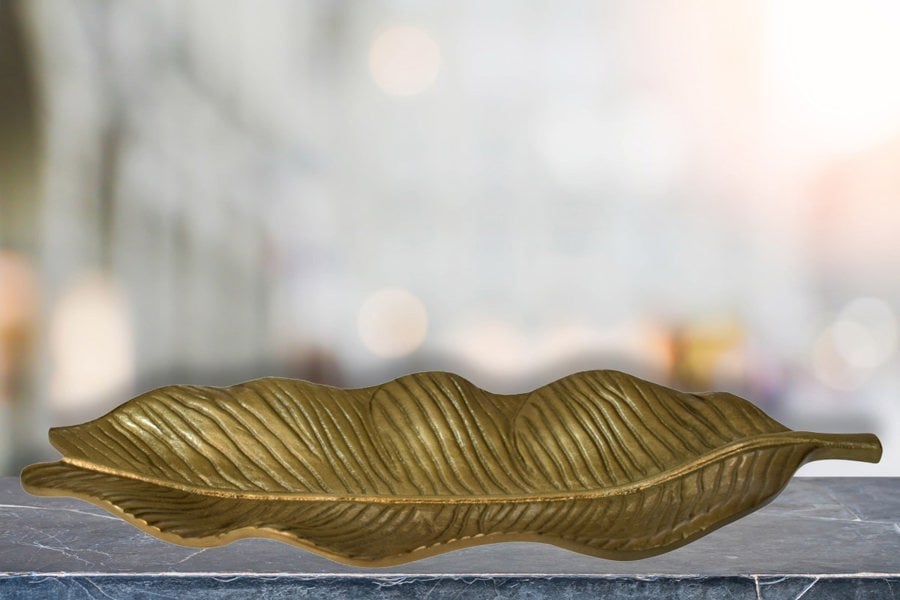 Artisan Furniture Antique Banana Leaf Tray