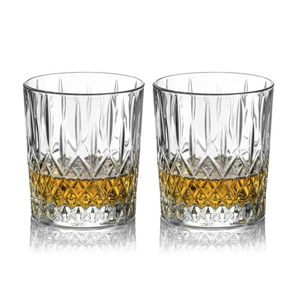 Regency Crystal Whisky Tumblers - Set of 2