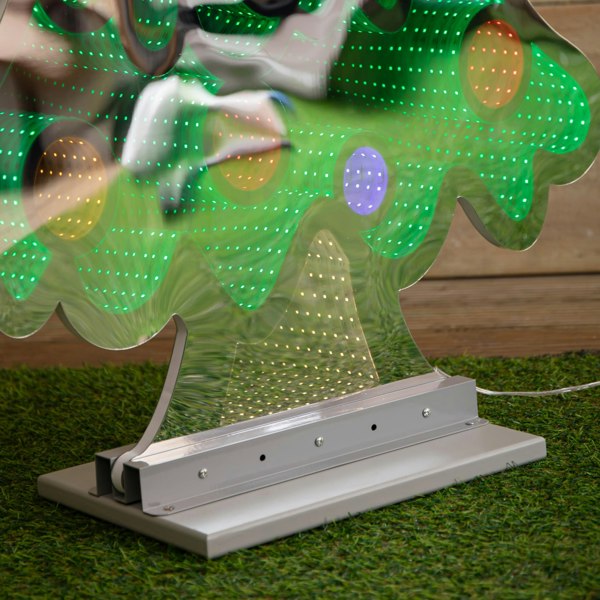 Samuel Alexander 4ft (1.2m) Tall Light up Christmas Tree Infinity Decoration with Multi-Coloured LEDs