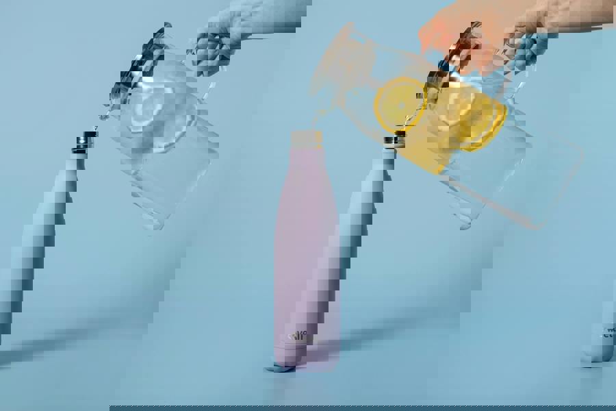 S'well Lilac Water Bottle, Stainless Steel, Copper, Thermal Travel Bottle 500ml