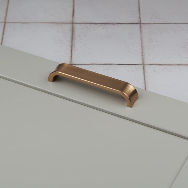 Handle & Home Dark Bronze Rippled Handles and Coordinating Disc Knob