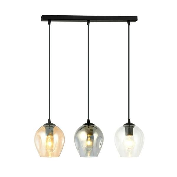 Emibig ISTAR Pendant lamp  3 x E27 Black with Transparent, Graphite and Amber Shade