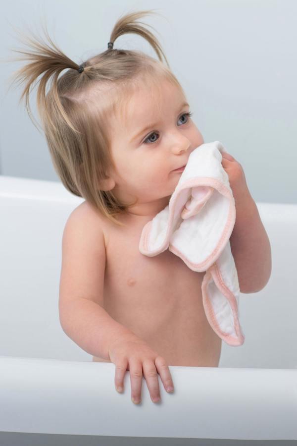 Lulujo - Wash Cloths - Peaches , White & Strawberries - 3 Pack