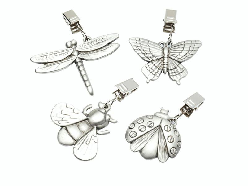 KitchenCraft Set of 4 Solid Pewter Table Cloth Weights