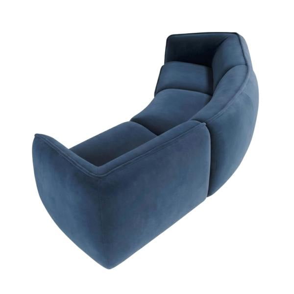 Angel Cerdá 3-Seater Dark Blue Velvet Sofa 6372