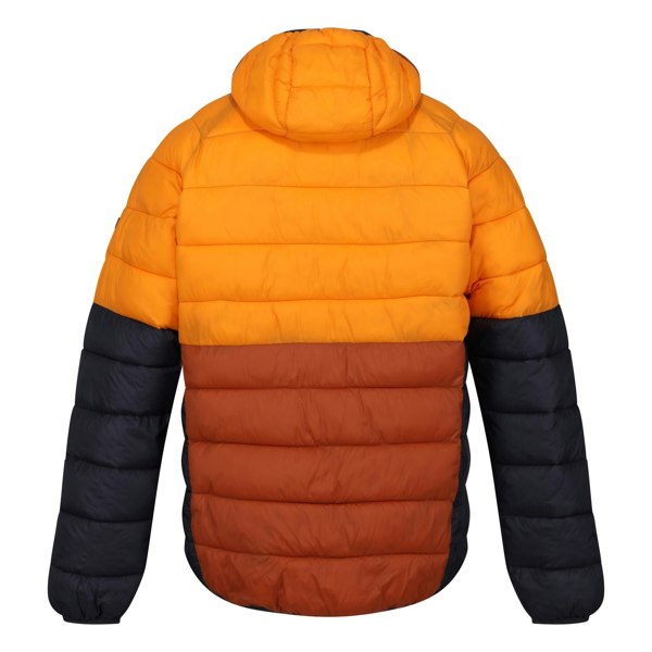 Regatta Men's Harrock II Baffled Padded Jacket - Orange Pepper/Burnt Copper