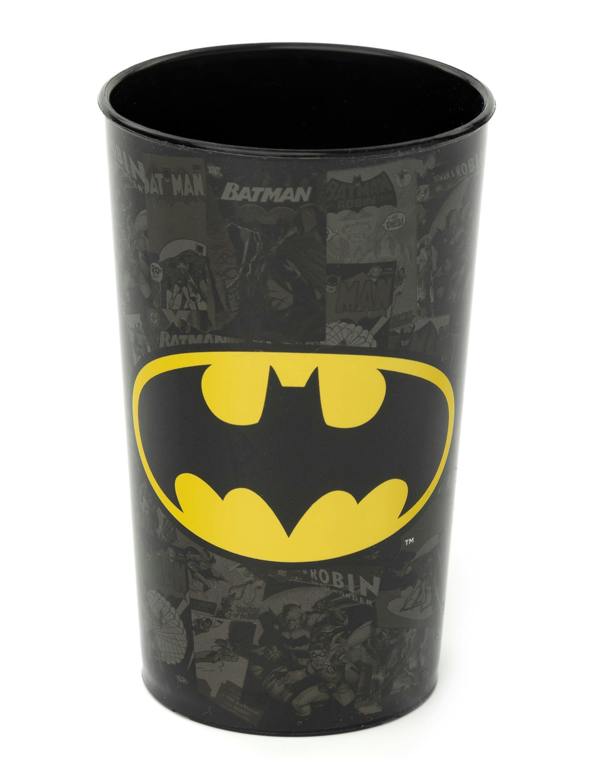 DC Comics Unisex Kids Black 3 Piece Tableware Set (One Size)