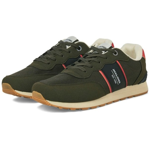Jack & Jones Spirit Runner Polyurethane Men's Olive Night Trainers