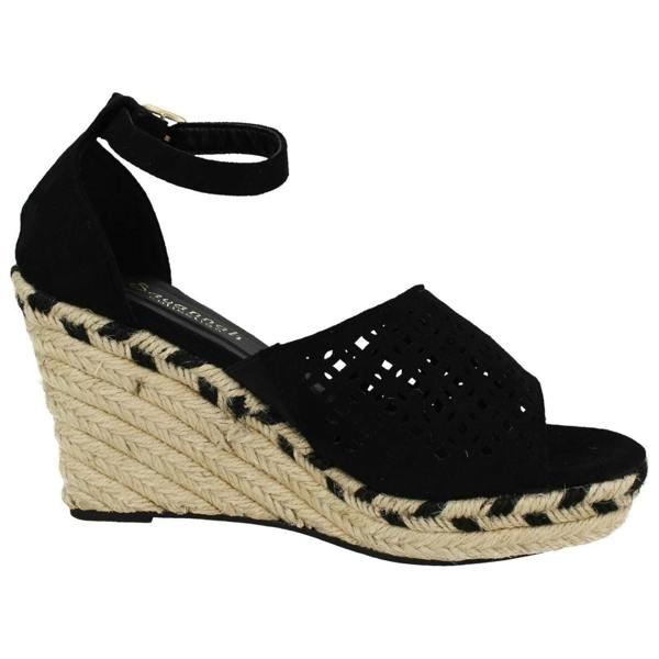 Savannah Ladies Savannah Wedge Open Toe Summer Sandals