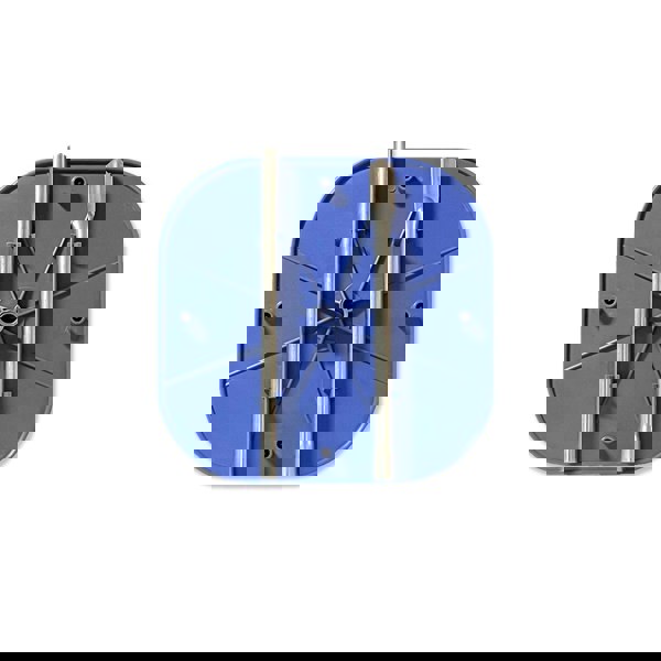 Image of OLPRO Camping Spike Stick Table, folded, on a white background.