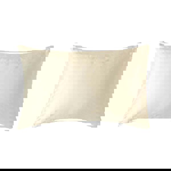 HOMESCAPES Organic 400 TC Egyptian Cotton Sateen Housewife Pillowcase, Standard Size