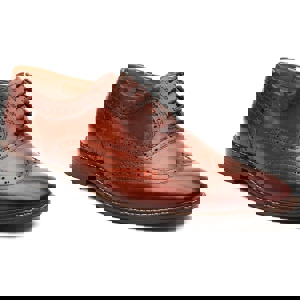 Base London Base London CLARENCE Mens Brogue Shoes Tan