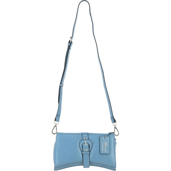 Stylish Real Leather Crossbody Bag: 64179