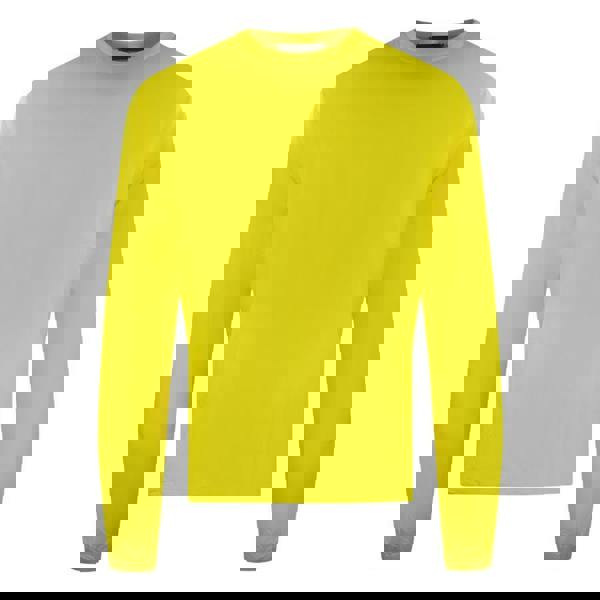 DSquared2 Unisex Adult Logo Back Print Long-Sleeved T-Shirt - Yellow