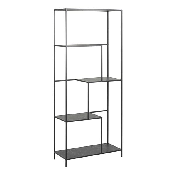 Furniture To Go Infinity Bookcase with 4 shelves in Black