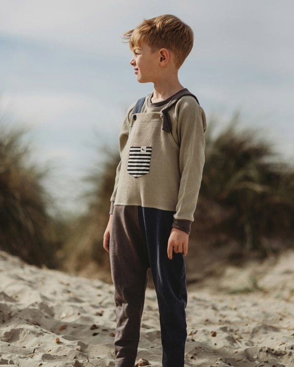 Multicolour Colourblock Dungarees - image 6