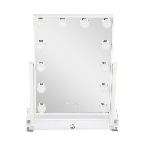 Rectangular Hollywood Vanity Makeup Mirror Living and Home
