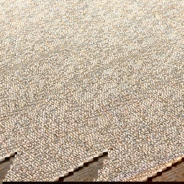 Livabliss Tuareg-Global Brown Ivory Graphic In- & Outdoor Jute-Look Rug