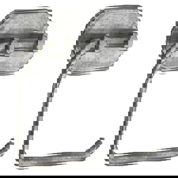 Pewter finish toilet roll holder