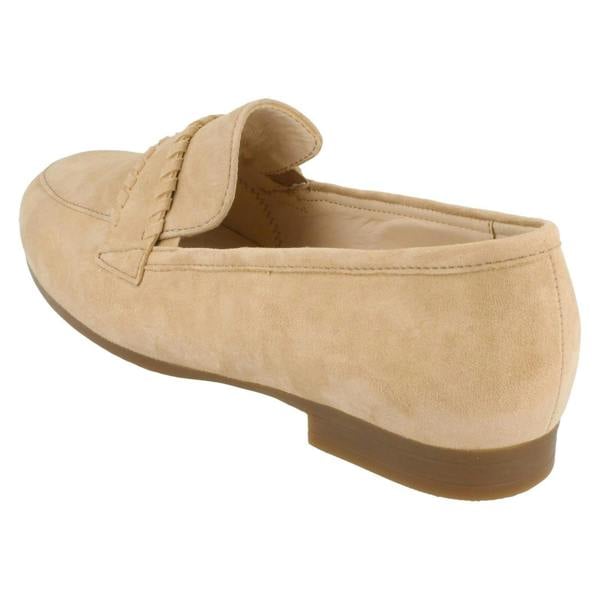 Gabor Ladies Gabor Sand Suede Slip On Shoes 82.432