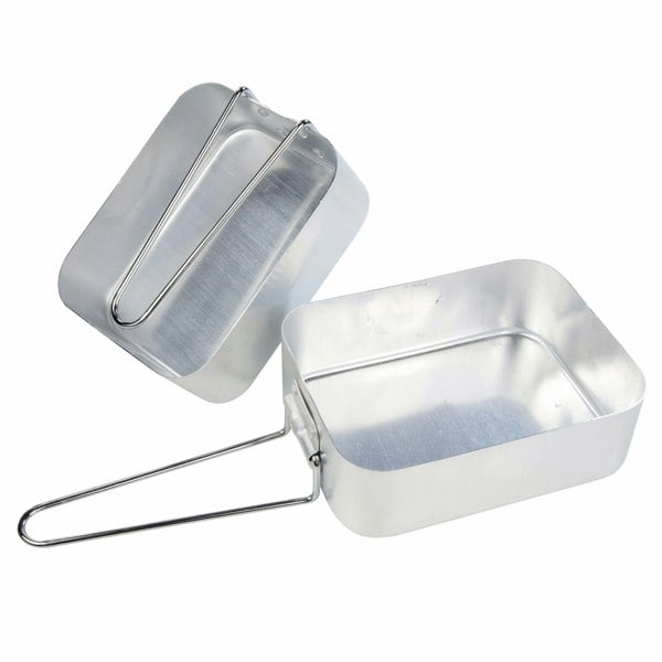 Regatta Great Outdoors Camping Mess Tin Set - Silver