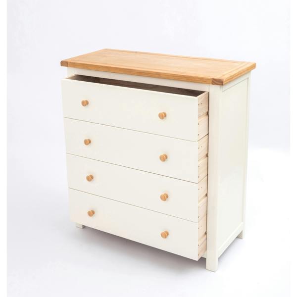 Cabinet Bits Maggiori 4 Drawer Chest of Drawers Wood Knob
