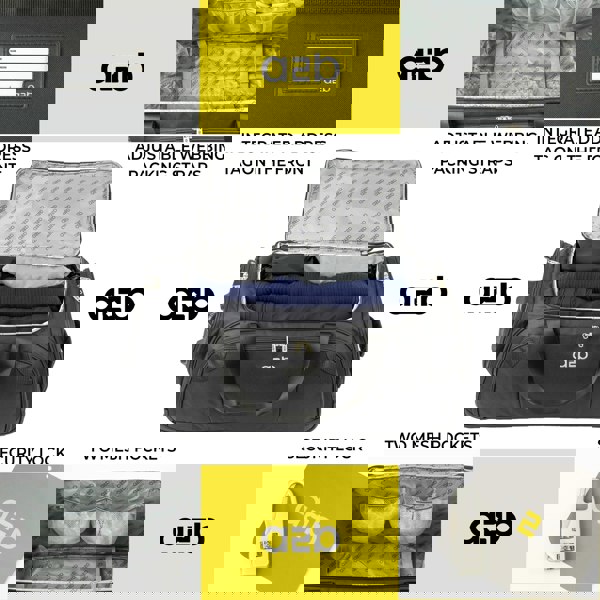 A2B Quest 95.3L Wheeled Holdall Roller Duffel Bag with Skate Wheels