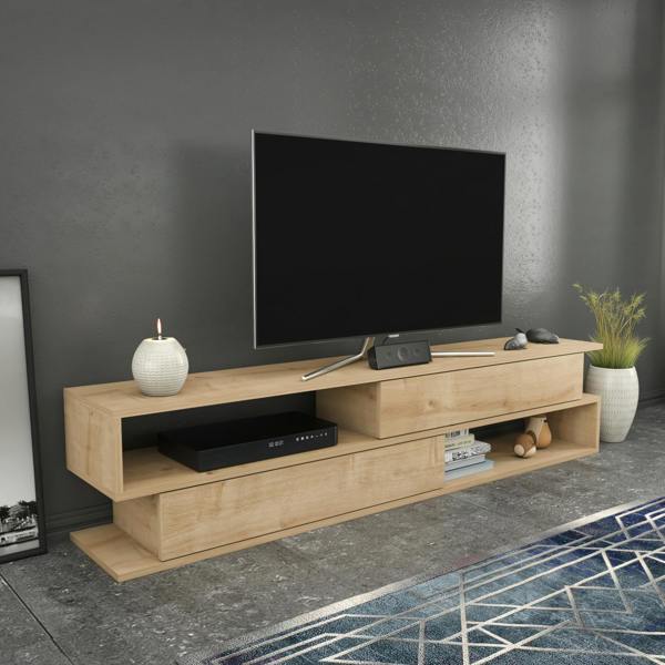 Decorotika Cortez Modern Tv Stand Tv Unit TV Cabinet for Tv's up to 72"
