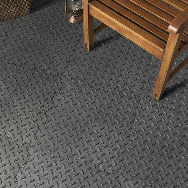 Nicoman Alpha Tile Interlocking Recycled Rubber Floor Tile 30cm x 30cm