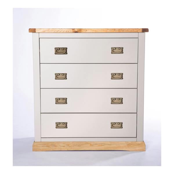 Bomporto 4 Drawer Chest of Drawers Bras Drop Handle