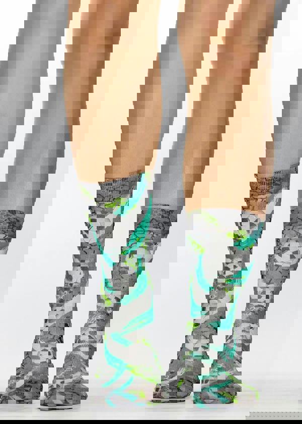 Jemsox GREEN FOOTBALL MENS Novelty Gift Socks