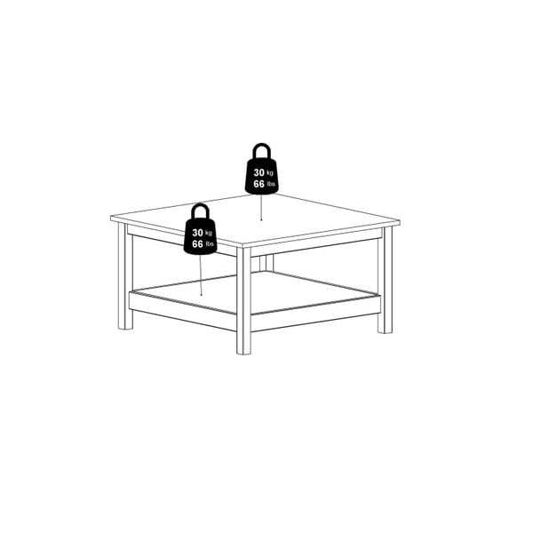 Wyld Haus Gossmere Hickory Oak Effect Coffee Table