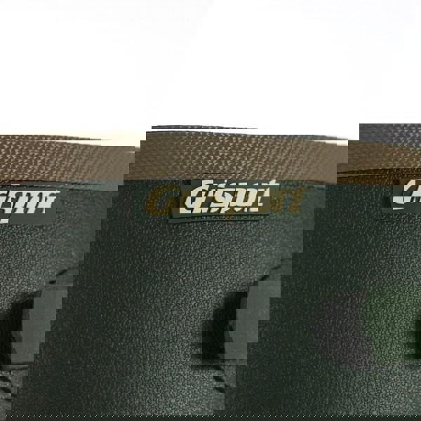 Grisport GriSport Stream Mens/Womens Neoprene Fishing Hunting Farm Wellies Boots, close-up of the textured black and brown surface with branding.