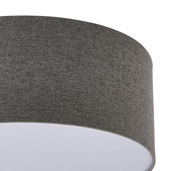 Pagazzi Lighting Averis Grey Flush Ceiling Light