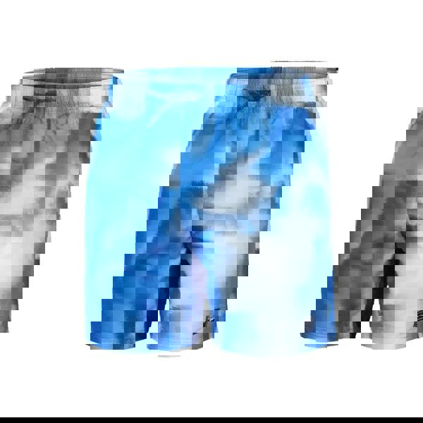 Speedo blue wash digital printed leisure swim shorts